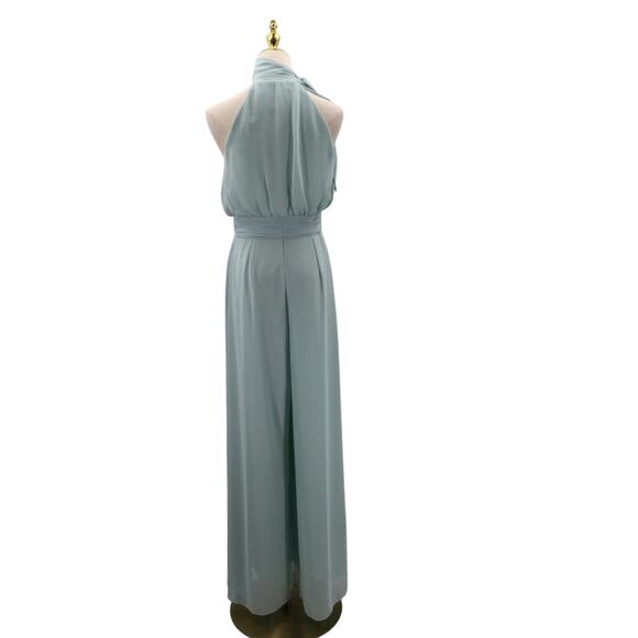 AW BRIDAL 8 M skylight blue Rosalie formal party bridesmaid jumpsuit NEW B77 - Picture 4 of 11